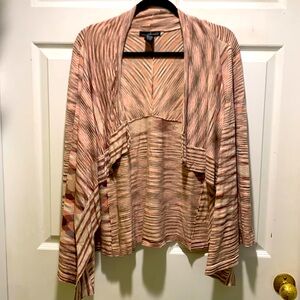 Fabulous Pink Patterned Willi Smith Cardigan Women’s L